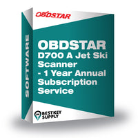 OBDSTAR D700 A Jet Ski Scanner - 1 Year Annual Subscription Service