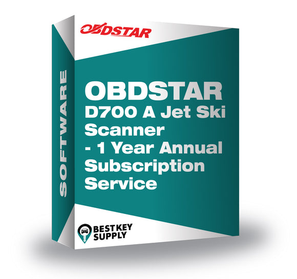 OBDSTAR D700 A Jet Ski Scanner - 1 Year Annual Subscription Service