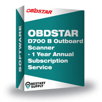 OBDSTAR D700 B Outboard Scanner - 1 Year Annual Subscription Service
