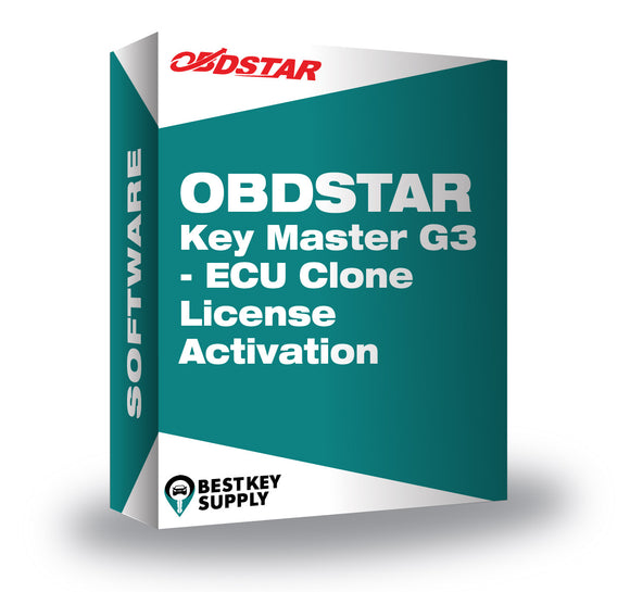 OBDSTAR Key Master G3 - ECU Clone License Activation