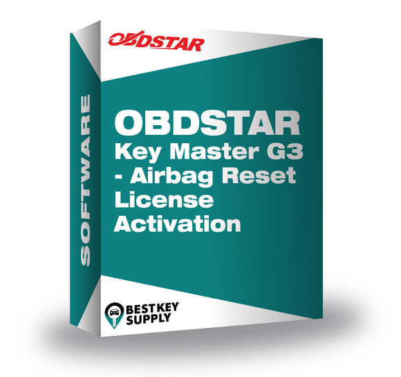OBDSTAR Key Master G3 - Airbag Reset License Activation