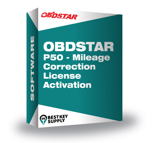 OBDSTAR P50 - Mileage Correction License Activation