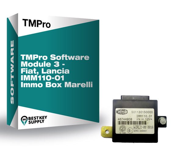 TMPro Software Module 3 - Fiat, Lancia IMM110-01 Immo Box Marelli