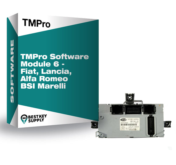 TMPro Software Module 6 - Fiat, Lancia, Alfa Romeo BSI Marelli