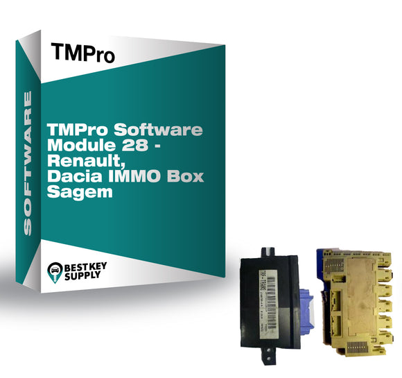 TMPro Software Module 28 - Renault, Dacia IMMO Box Sagem