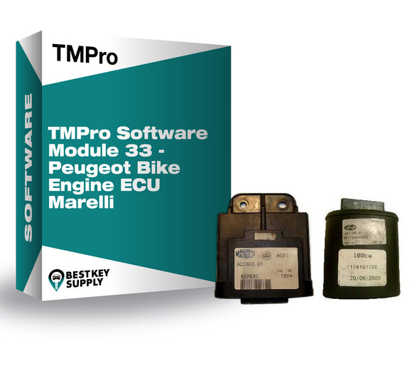 TMPro Software Module 33 - Peugeot Bike Engine ECU Marelli