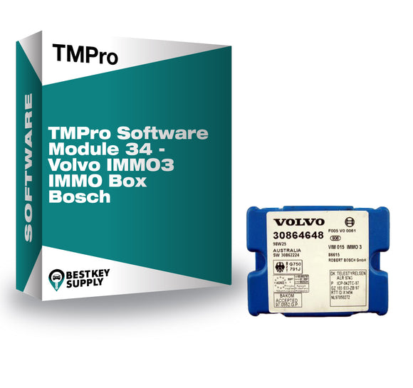 TMPro Software Module 34 - Volvo IMMO3 IMMO Box Bosch