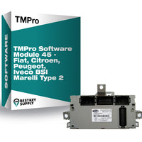 TMPro Software Module 45 - Fiat, Citroen, Peugeot, Iveco BSI Marelli Type 2