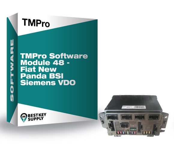 TMPro Software Module 48 - Fiat New Panda BSI Siemens VDO