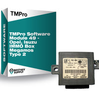TMPro Software Module 49 - Opel, Isuzu  IMMO Box Megamos Type 2