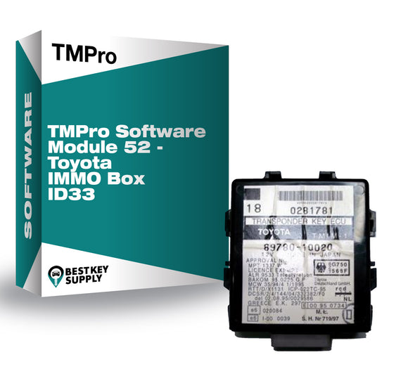 TMPro Software Module 52 - Toyota IMMO Box ID33