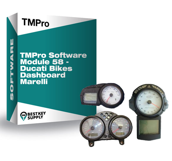 TMPro Software Module 58 - Ducati Bikes Dashboard Marelli
