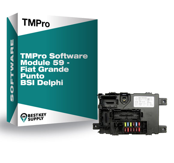 TMPro Software Module 59 - Fiat Grande Punto BSI Delphi