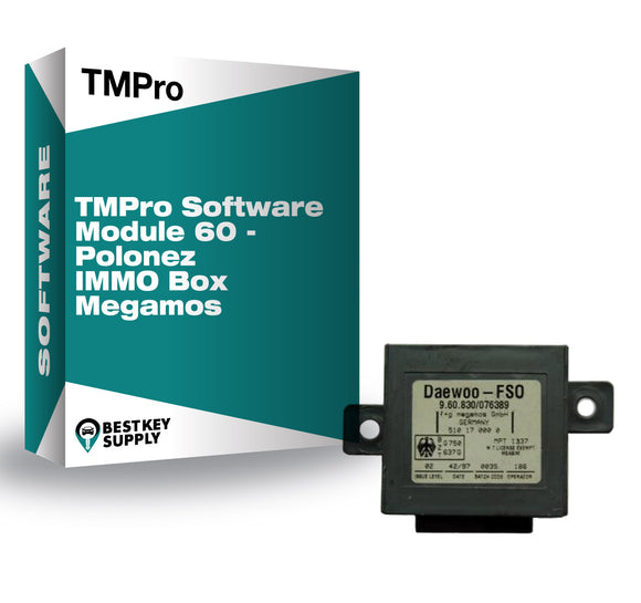 TMPro Software Module 60 - Polonez IMMO Box Megamos