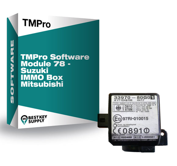 TMPro Software Module 78 - Suzuki IMMO Box Mitsubishi