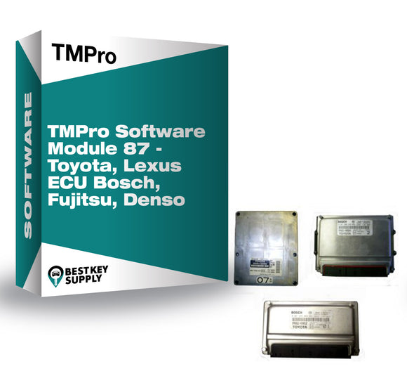 TMPro Software Module 87 - Toyota, Lexus ECU Bosch, Fujitsu, Denso