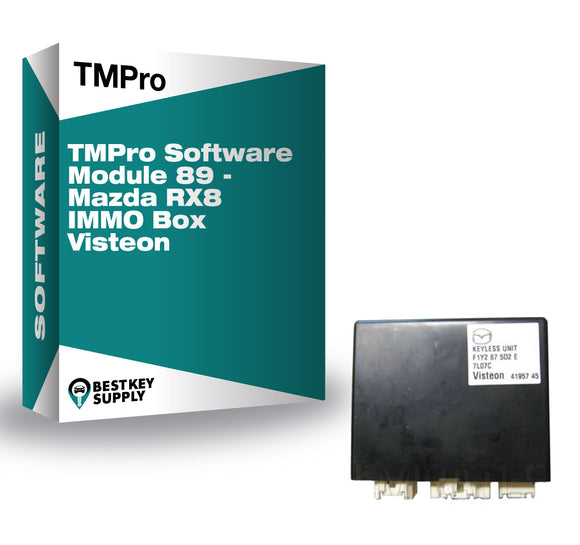 TMPro Software Module 89 - Mazda RX8 IMMO Box Visteon