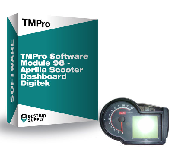 TMPro Software Module 98 - Aprilia Scooter Dashboard Digitek