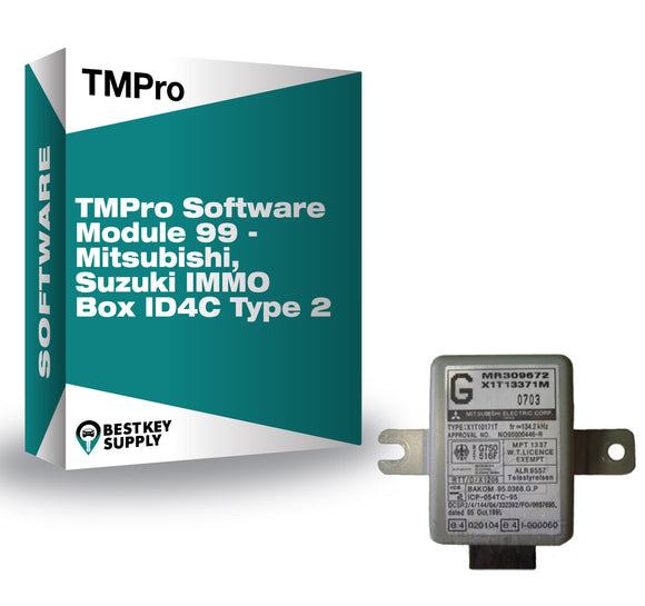 TMPro Software Module 99 - Mitsubishi, Suzuki IMMO Box ID4C Type 2