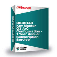 OBDSTAR Key Master G3 A+C Configuration - 1 Year Annual Subscription Service