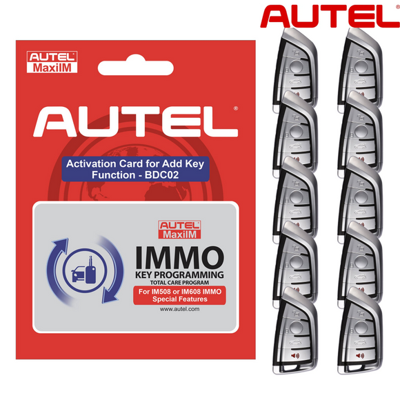 Autel MaxiIM BMW G-Chassis 1 Year Software and 10x IKEYRAZ4T Bundle Software