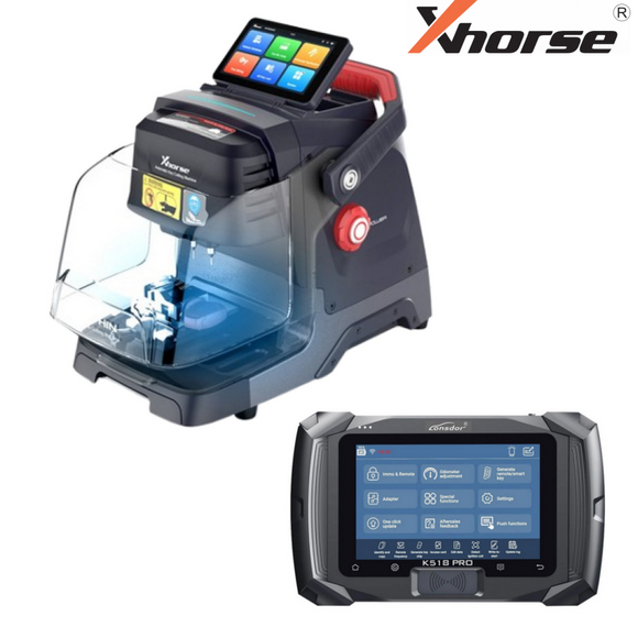 Xhorse Doplhin II (XP-005L) Key Cutting Machine + Lonsdor K518 PRO FCV Programmer Key Machine