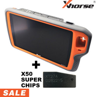 Xhorse VVDI Key Tool Plus Programmer (Advanced) with 50 Xhorse Super Chips + Free 1-Year Unlimited Benz/ID48 Token