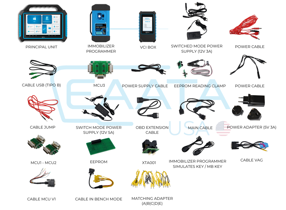 EAATA 360 Pro Tool CAN FD Programmer for Automotive Diagnostics, TPMS,
