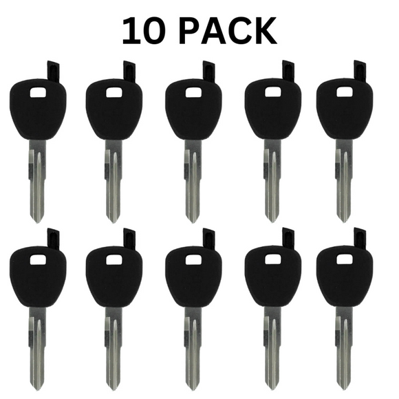 Transponder Key Shell For Hd106 Honda Acura 1997-2006 No Chip (10 Pack)