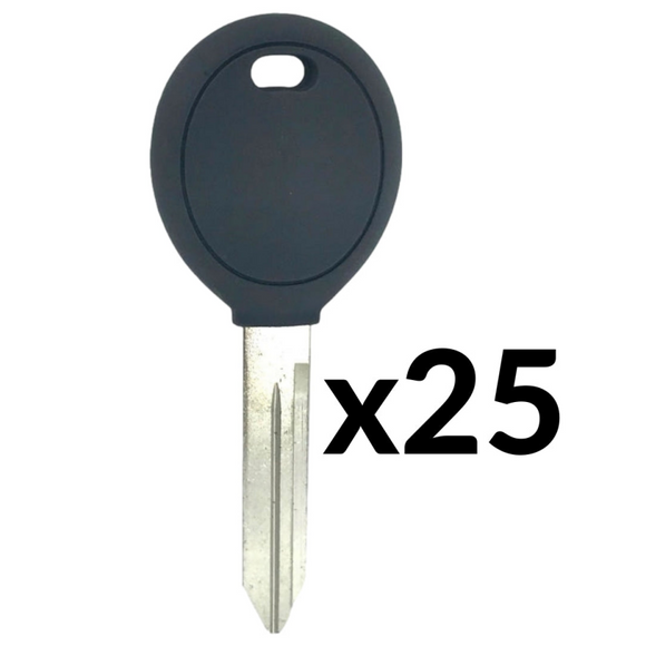 Chrysler Dodge Jeep Transponder Key Y160 / Chip 4D64 (25 Pack)