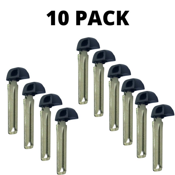 10 Pack- Emergency Key Blade For Toyota Subaru Scion 2009-2019 Hyq14Acx