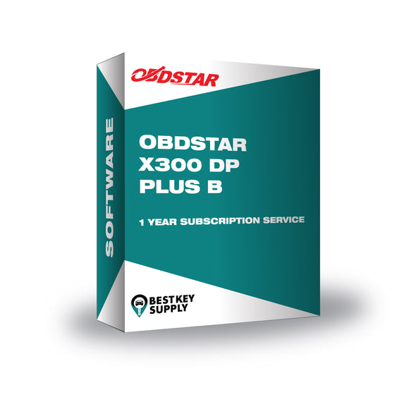 OBDSTAR X300 Key Master DP Plus B Configuration - 1 Year Subscription Service