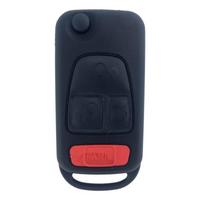 Mercedes 1998-2005 4 Button Flip Key Replacement Shell Hu39