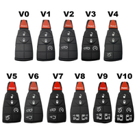 Brand New Button Pad Replacement For Chrysler / Dodge Jeep Ram Fobik Bundle V0-V10 Key Shell
