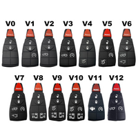 Brand New Shell And Button Pad Replacement For Chrysler / Dodge Jeep Ram Fobik Key