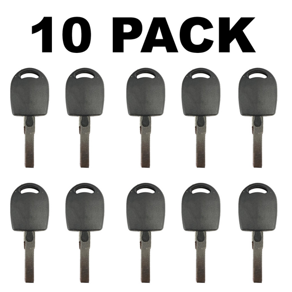 Audi Volkswagen Transponder Key Shell HU66 (10 Pack) Key Shell