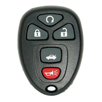 GM 5 Button Keyless Entry Remote Replacement Shell (Trunk) | Aftermarket