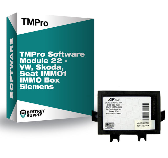 TMPro Software Module 22 - VW, Skoda, Seat IMMO1 IMMO Box Siemens