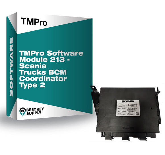 TMPro Software Module 213 - Scania Trucks BCM Coordinator Type 2