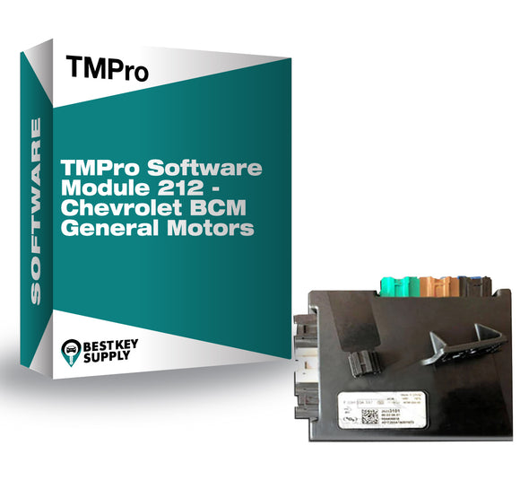 TMPro Software Module 212 - Chevrolet BCM General Motors