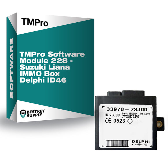 TMPro Software Module 228 - Suzuki Liana IMMO Box Delphi ID46