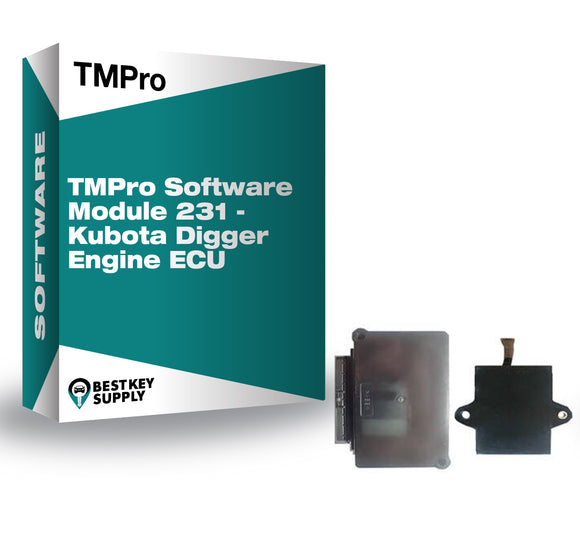 TMPro Software Module 231 - Kubota Digger Engine ECU
