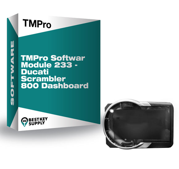 TMPro Software Module 233 - Ducati Scrambler 800 Dashboard