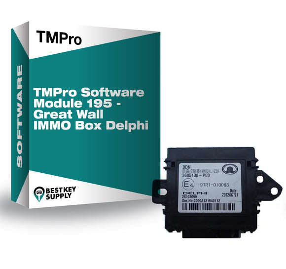 TMPro Software Module 195 - Great Wall IMMO Box Delphi