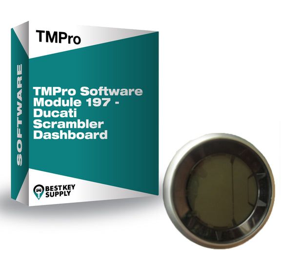 TMPro Software Module 197 - Ducati Scrambler Dashboard