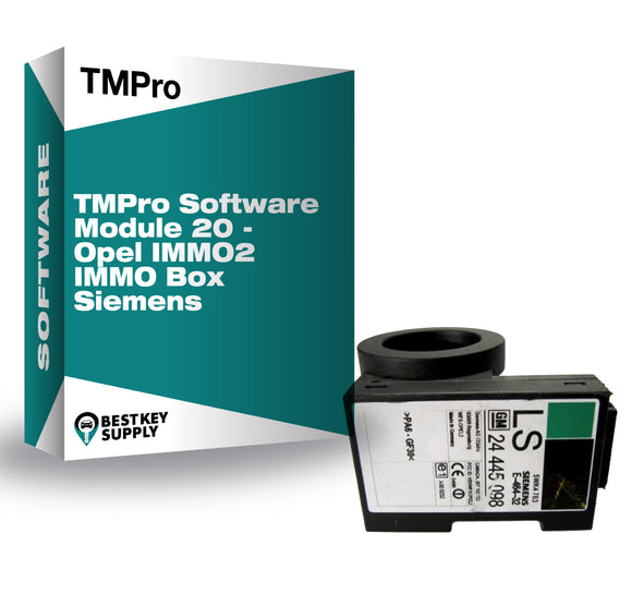 TMPro Software Module 20 - Opel IMMO2 IMMO Box Siemens