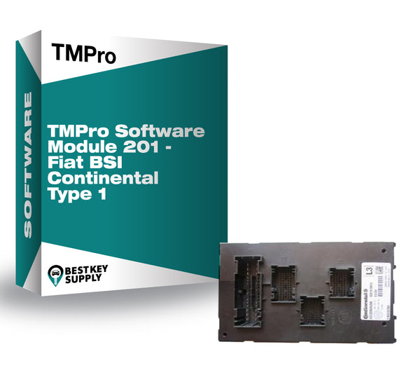 TMPro Software Module 201 - Fiat BSI Continental Type 1