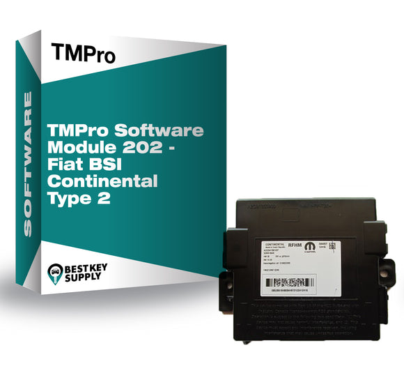 TMPro Software Module 202 - Fiat BSI Continental Type 2
