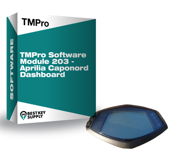 TMPro Software Module 203 - Aprilia Caponord Dashboard