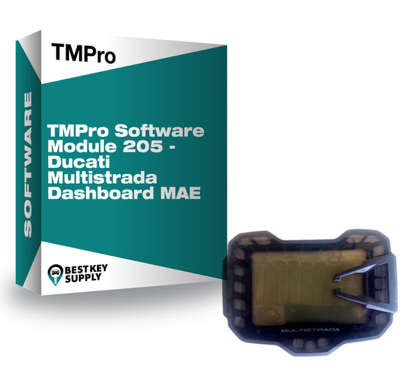 TMPro Software Module 205 - Ducati Multistrada Dashboard MAE